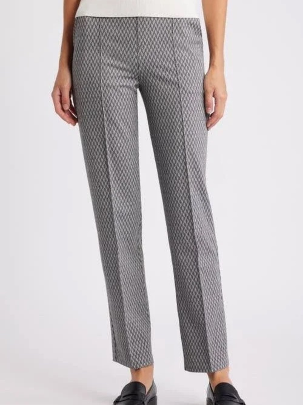 Hue Women's Geo Pull-On Trouser Leggings